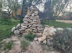 Unsere Steinpyramide